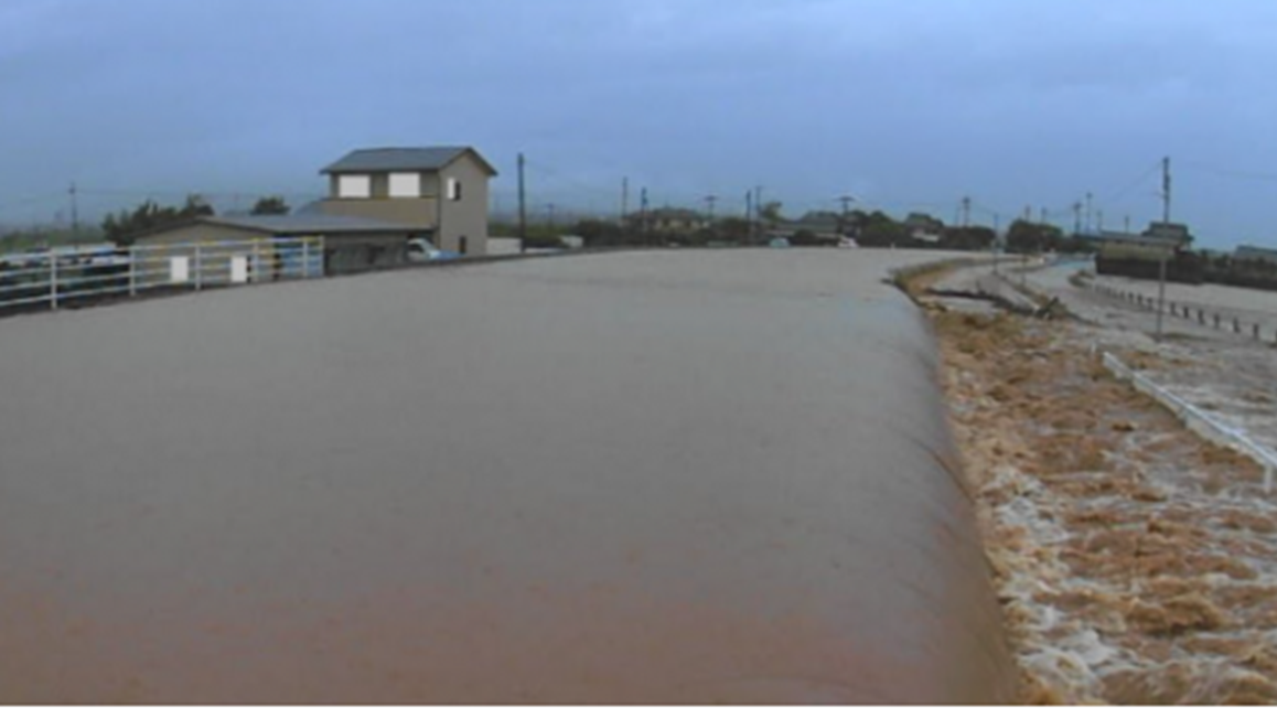 被害を受けた熊本県益城町の様子