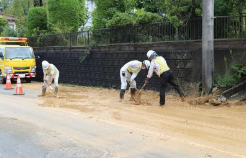 被災した福島県南相馬市の様子