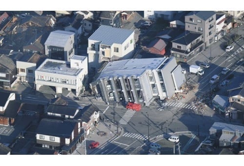 被災した石川県輪島市の様子