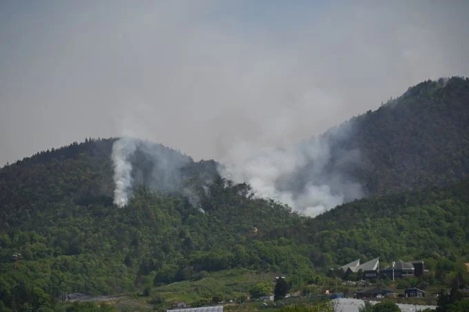 被災した南陽市の様子