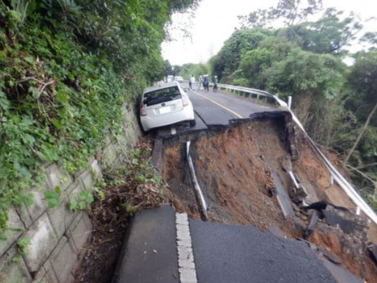 被災した出雲市の様子