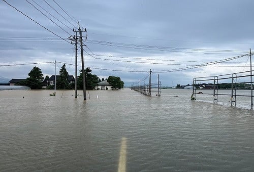 被災した鶴岡市の様子