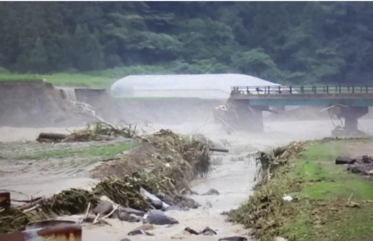 被災した酒田市の様子