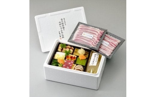 いちき串木野市×京都市のコラボ返礼品「金の桜黒豚と山科なすの冬瓜鍋」（ふるさとチョイス限定）