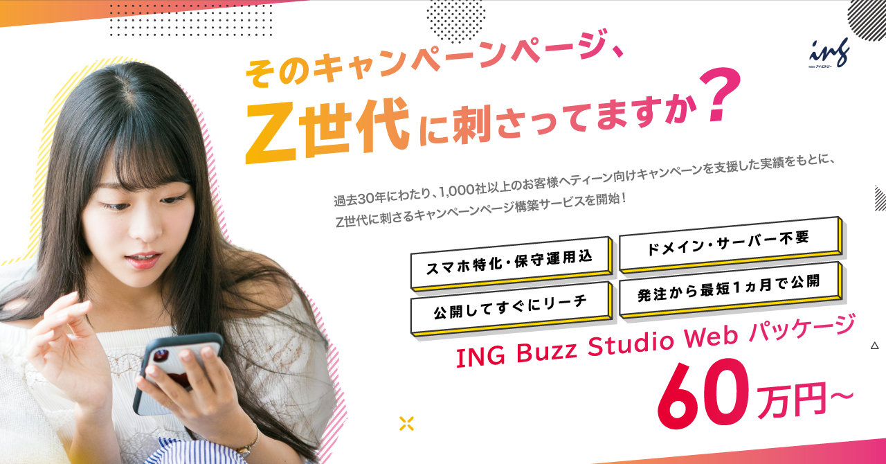 ING Buzz Studio Webパッケージ
