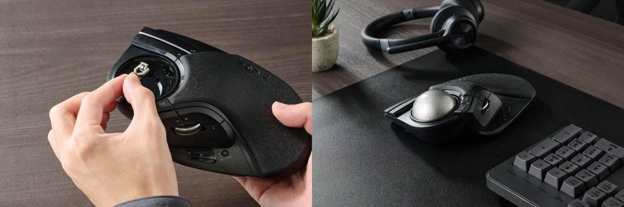 ロングセラーのトラックボールマウス「HUGE」シリーズがリニューアル