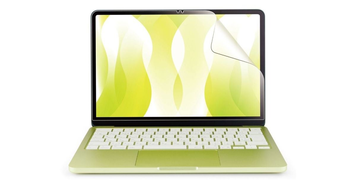 エレコム MacBook Neo 13インチ 画面保護フィルム 高透明 抗菌 指紋防止 エアーレス EF-MBN1326FLFG