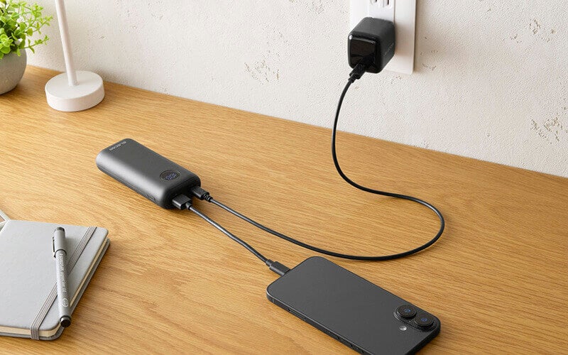 エレコム LFPモバイルバッテリー 低電流モード