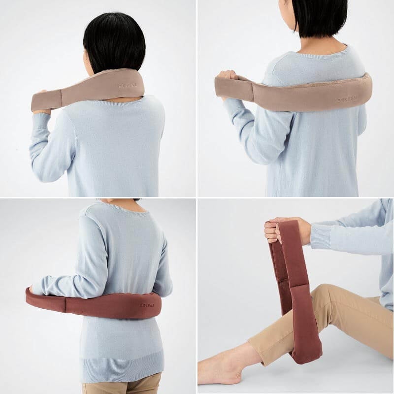 ▲ カラダのどこにでもフィットして手軽にマッサージ可能