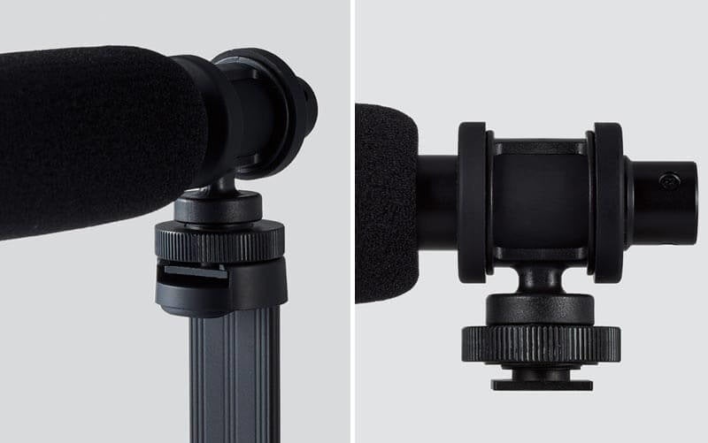 ▲ 14インチネジ・アクセサリーシューを採用