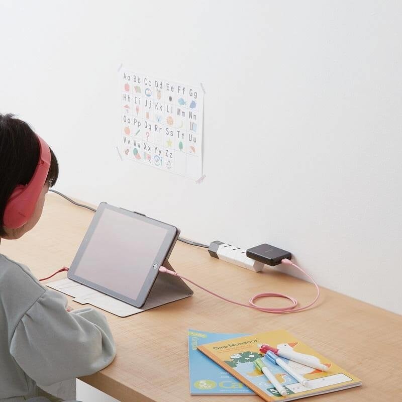 ▲ タブレットPCなどの充電に使用可能