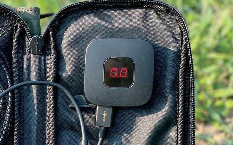 ▲ 充電状態が一目でわかるデジタル電流計を搭載