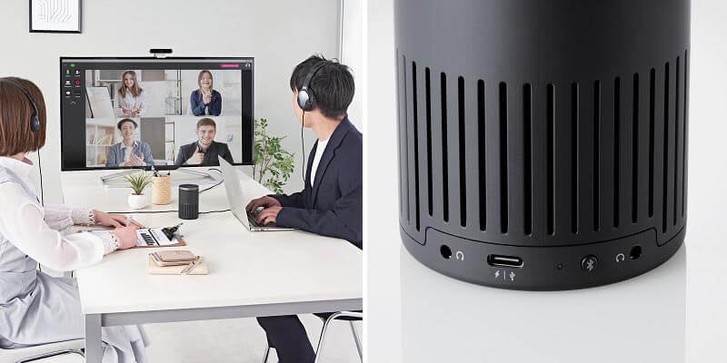 本体下部にイヤホンジャック×2個を装備