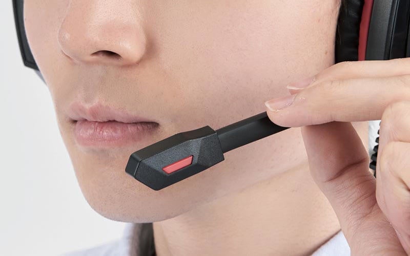 高音質で低ノイズの 高性能マイクユニットを採用