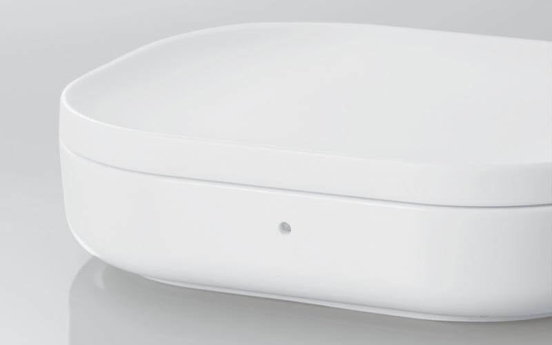 充電状態が確認できるLEDを装備