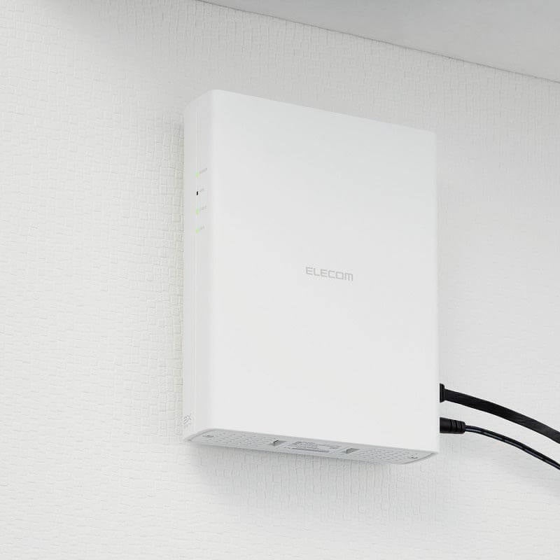 壁掛けでの設置も対応(ホワイト)