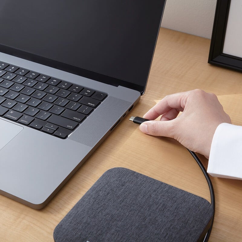 パソコンなどのUSB Type-C(USB-C)ポートに 接続可能