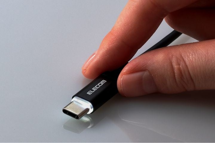 LEDライト点灯時