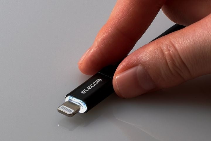 LEDライト点灯時