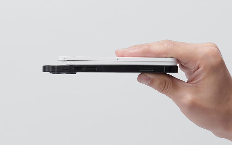 折りたたむと9mm、持ち運びにも便利