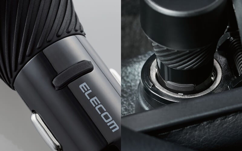 ソケットから抜けにくい すべり止めシリコン付き