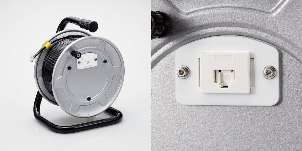 LEVITON LANケーブル　CAT6A ドラム　新品未使用 SANWA SUPPLY 屋外用 巻取り 延長 CAT6A LANケーブル ケーブル