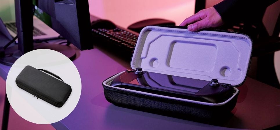 エレコムがSteam Deck用キャリングポーチを発売！外圧にも強く、周辺アイテムも収納可能