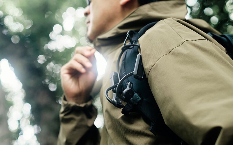 雨などに濡れても安心な防水防塵タイプ