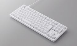 エレコム メカニカルキーボード Leggero レジェロ　静音赤軸有線 エレコム ELECOM キーボード 有線 着脱式USBケーブル 静音 赤軸