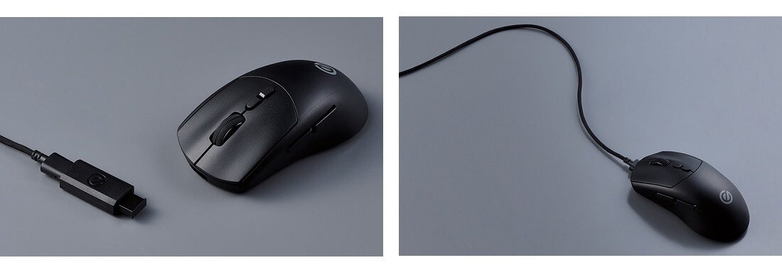 エレコム ゲーミングマウス/Vcustom/無線2.4GHz/26000DPI/650IPS/50G/距離センサー搭載/グリップシート付属/充電式/ブラック M-VM600PBK かぶせ持ち、つかみ持ちに最適な形状を実現！2.4GHz無線接続に対応した