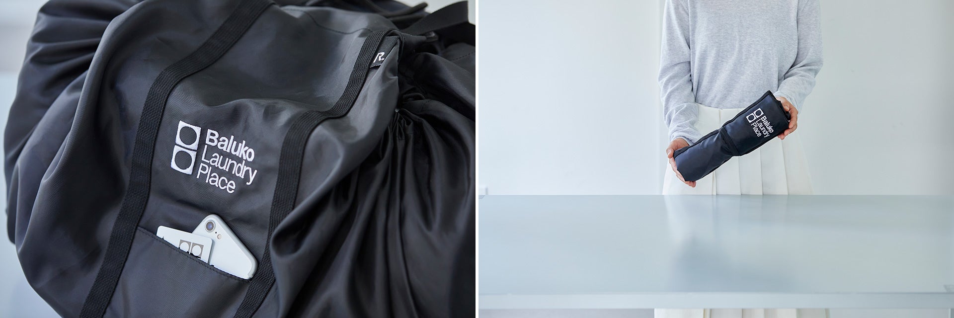 ¥4,290(税込)｜品番：965701｜サイズ：W45×H50×D28cm、広げた状態：W100×H100cm｜素材：ポリエステル｜ポケット：外側1箇所｜容量：最大約35L