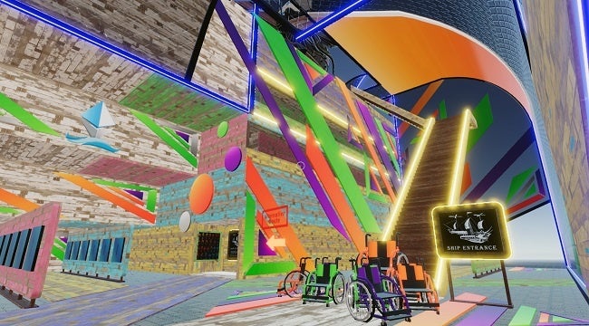 ・「Decentraland※2」内のアトラクションイメージ