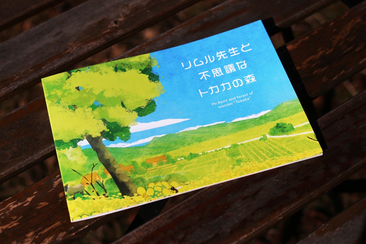 オリジナル絵本『リムル先生と不思議なトカカの森』表紙