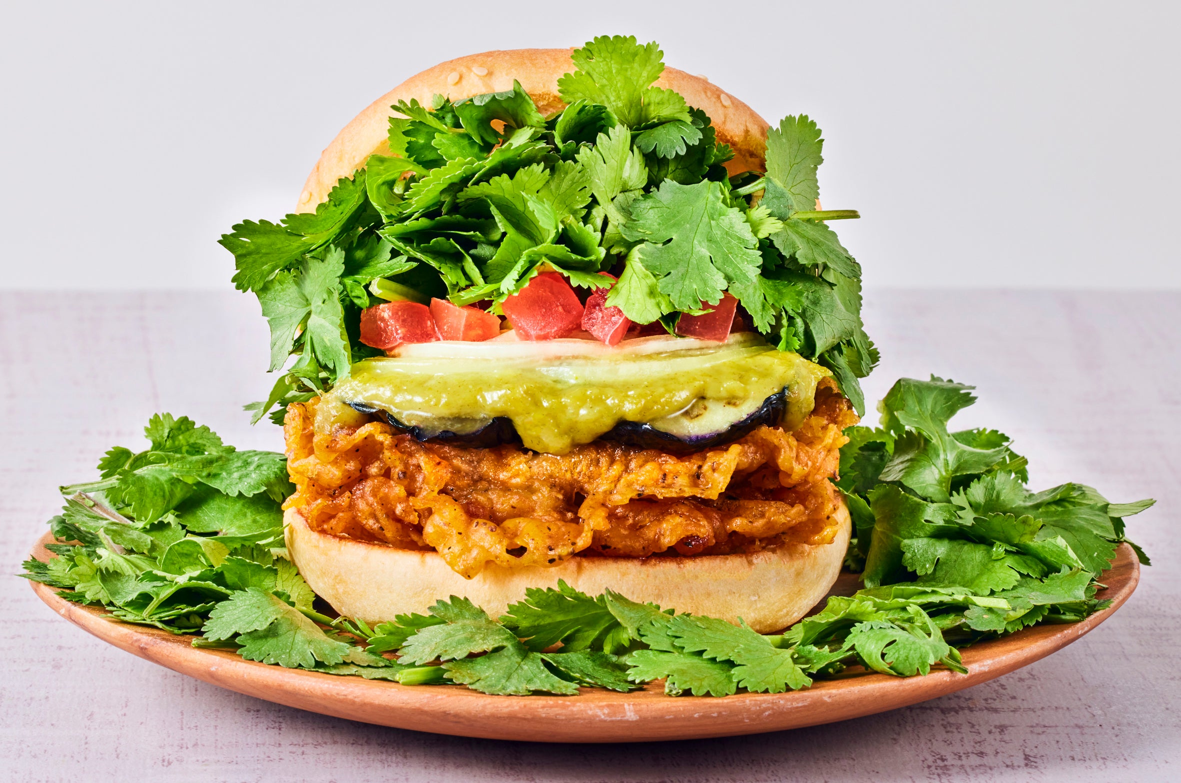 グリーンカレー　パクチー５倍