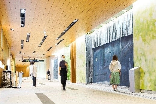 ▲TOKYO MIDTOWN AWARD 2021展示の様子