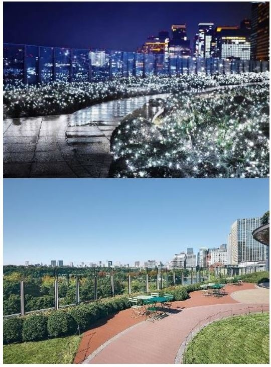 （上）夜のイメージ（下）昼のイメージ