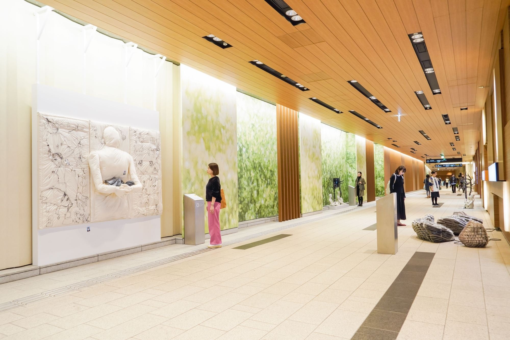 ▲ストリートミュージアム(昨年の様子)