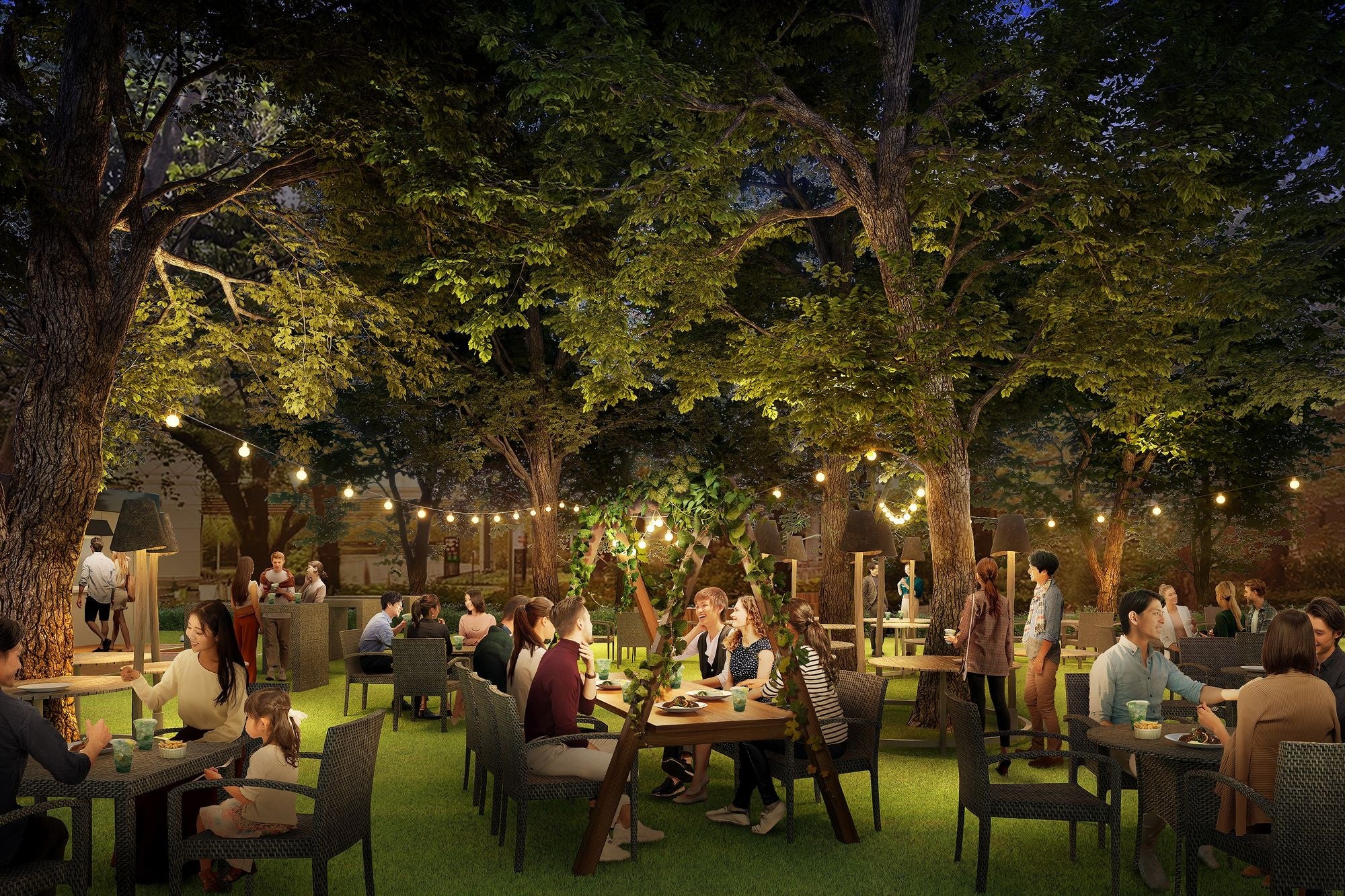 ▲ガーデンパーティーシートイメージ