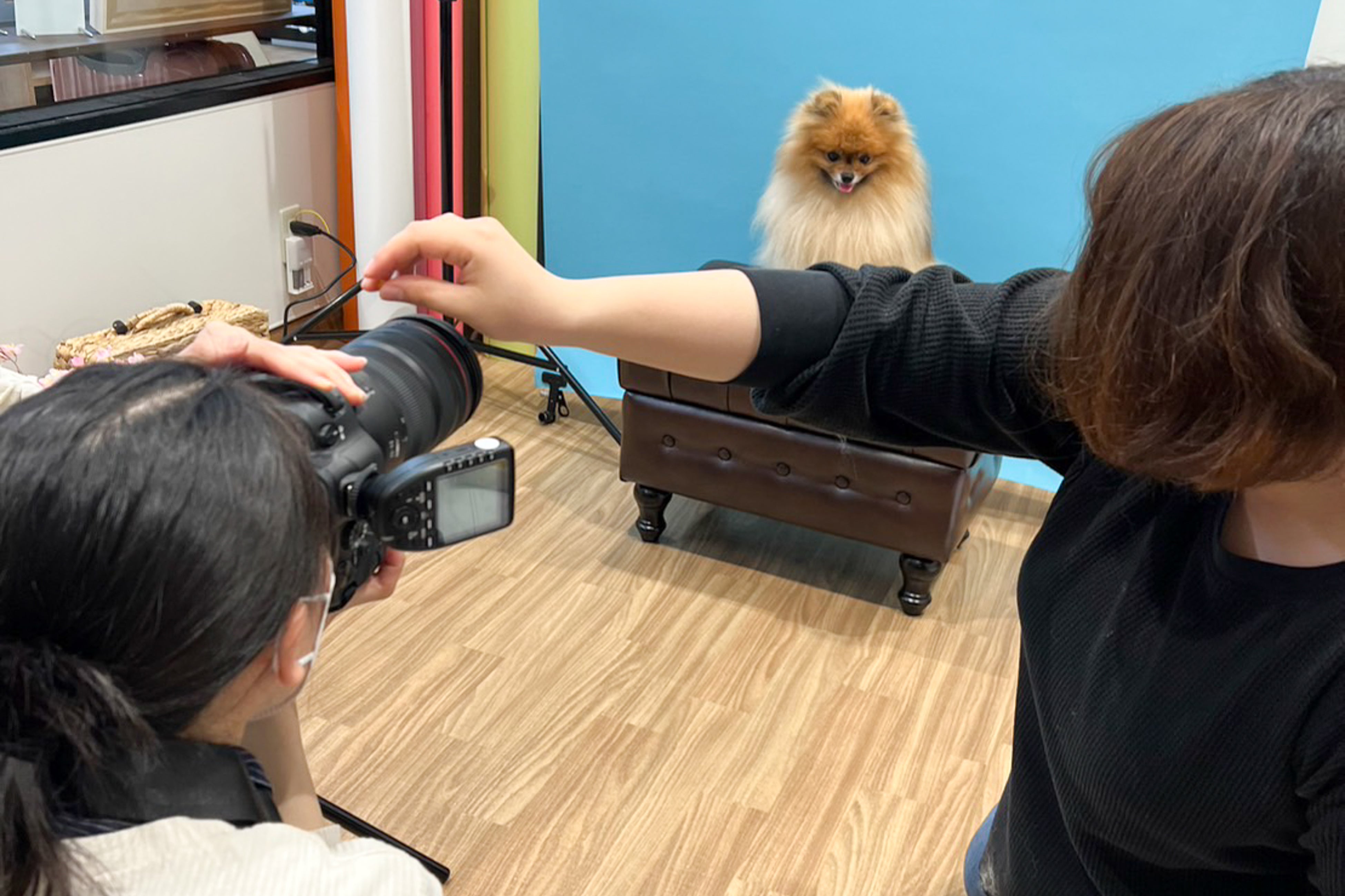 プライベート空間での撮影