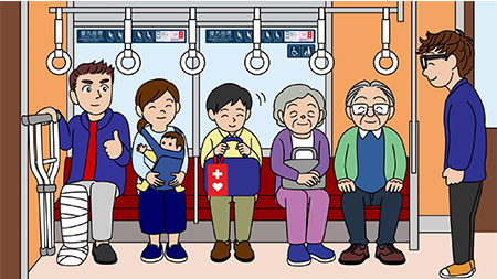 電車内でのマナー等の啓発