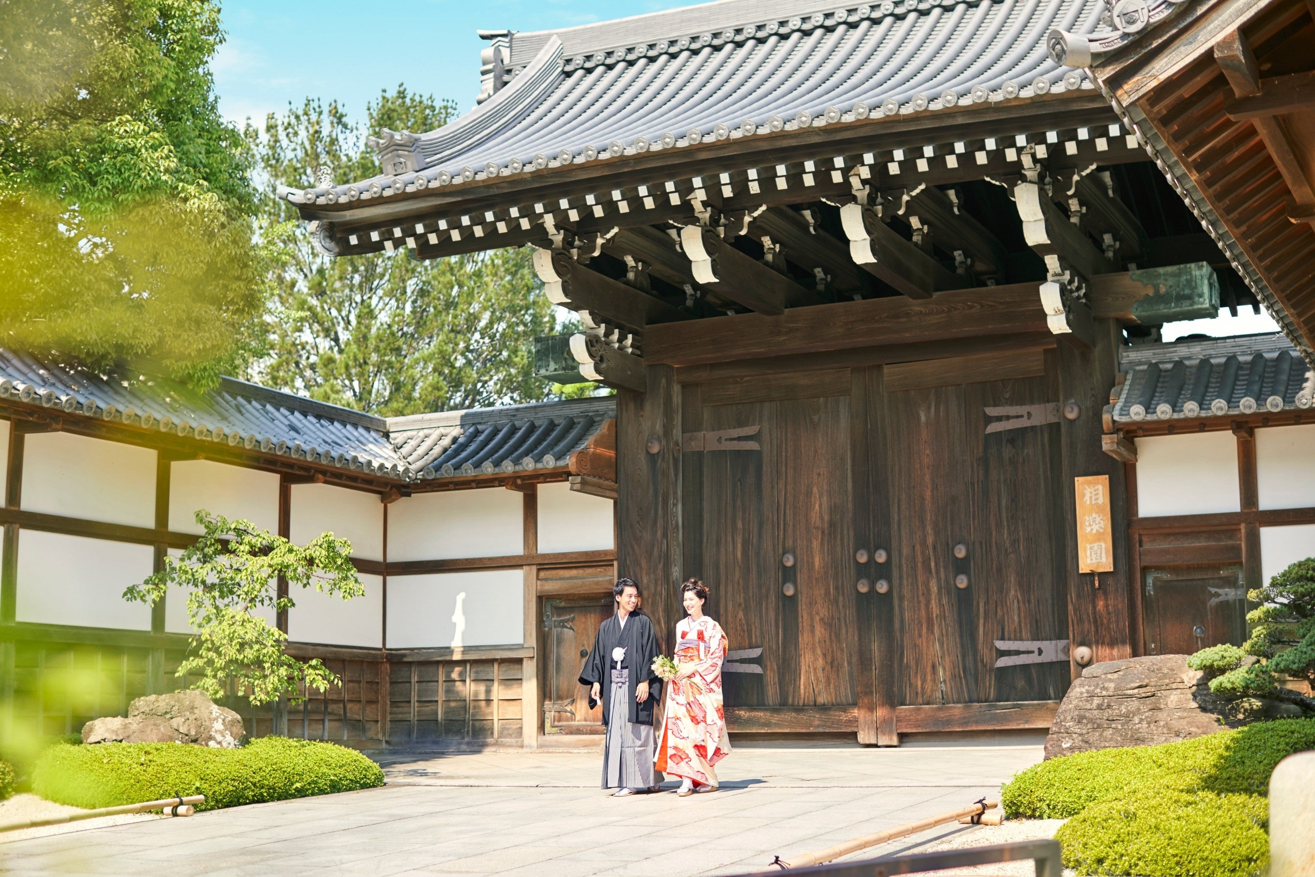 風格のある正門