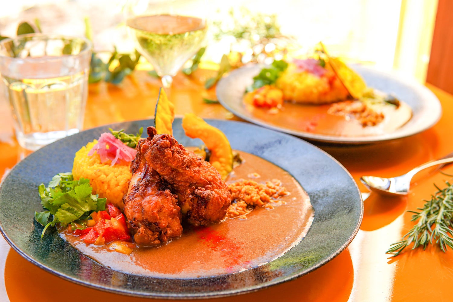 シェフ特製のボタニカルカレー