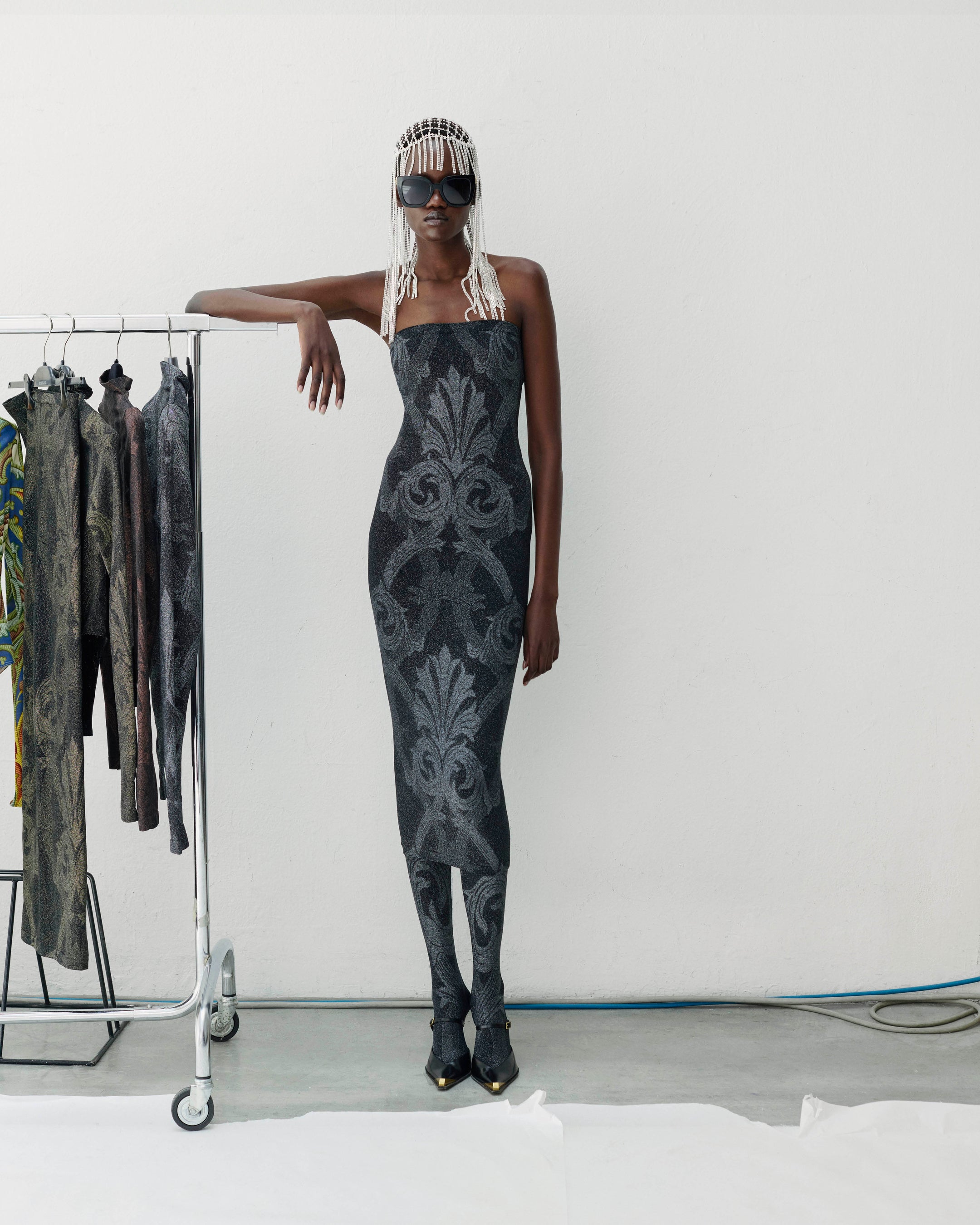 ETRO X WOLFORD ロングスカート エトロ】ブランドのイコノグラフィーを新たに表現するスキン