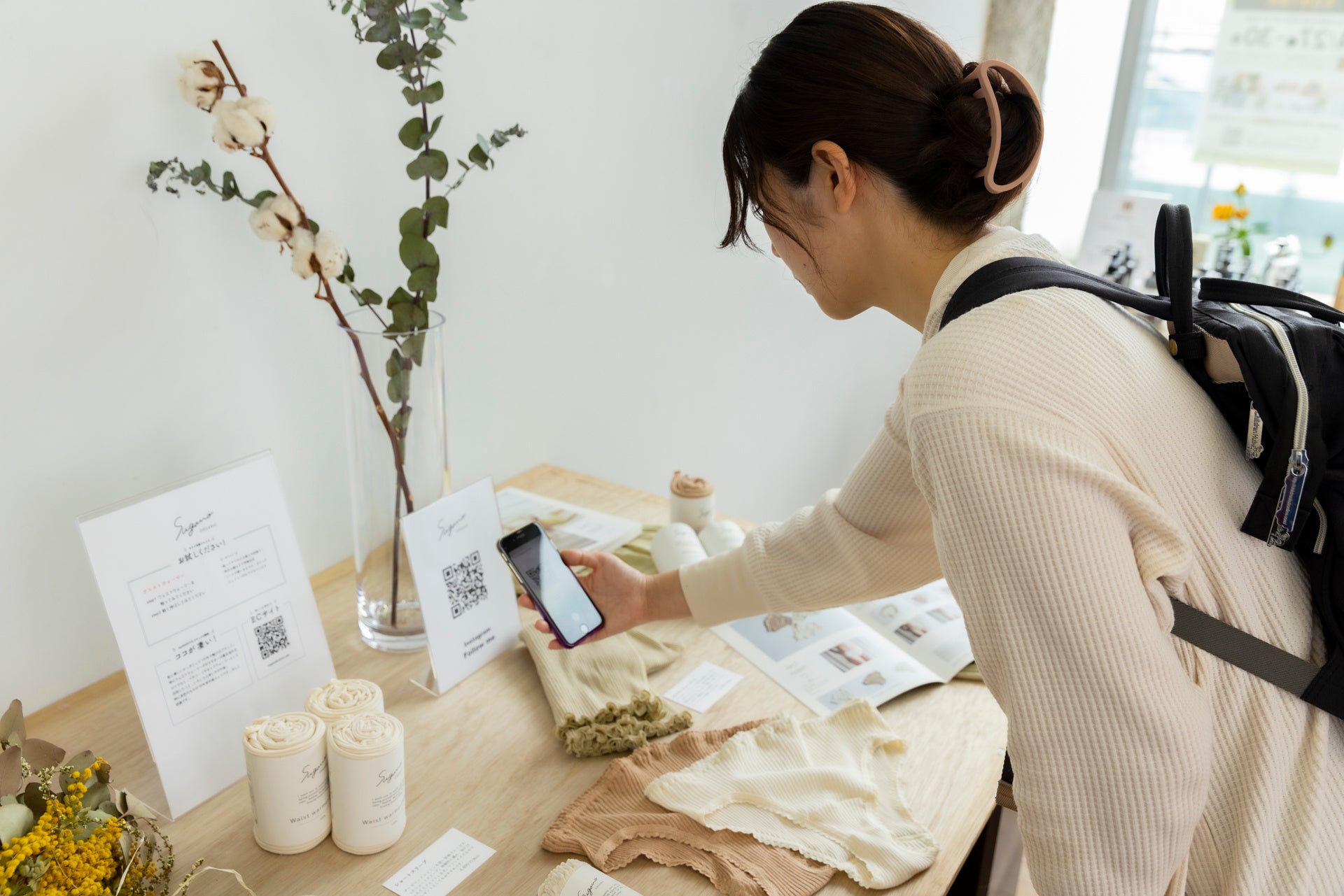 前回のポップアップの様子