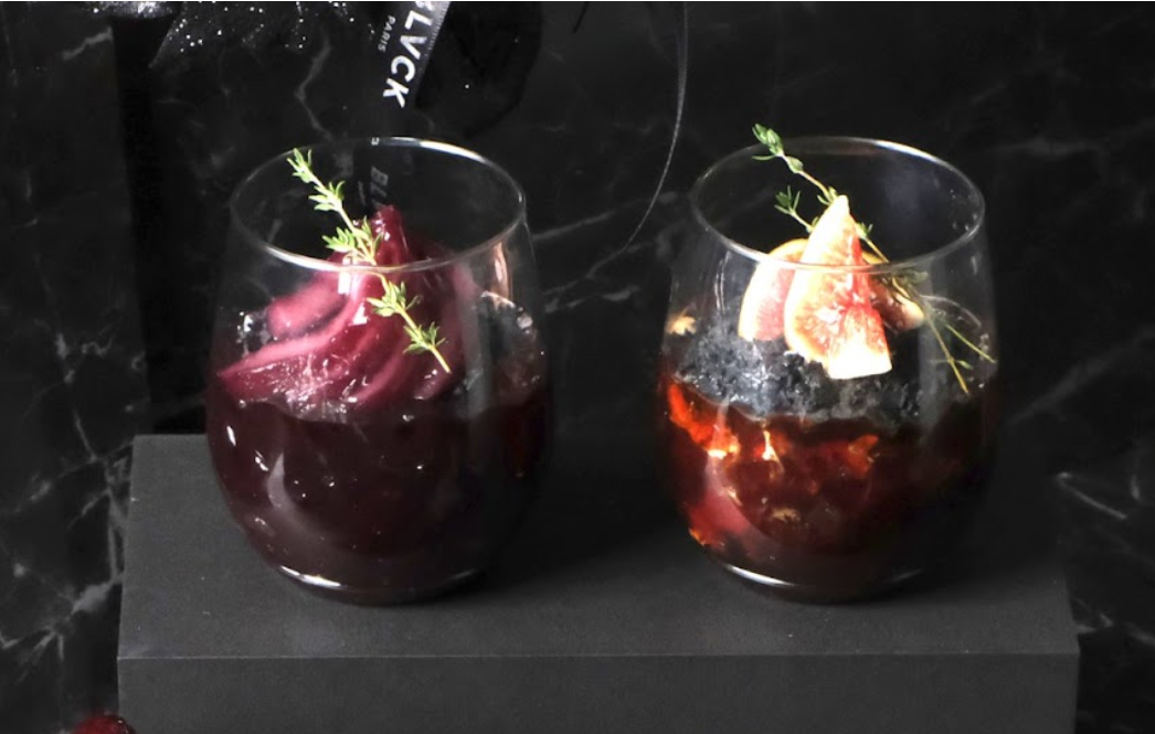 ▲BLVCK PARIS初登場となる2種類のグラスデザート
