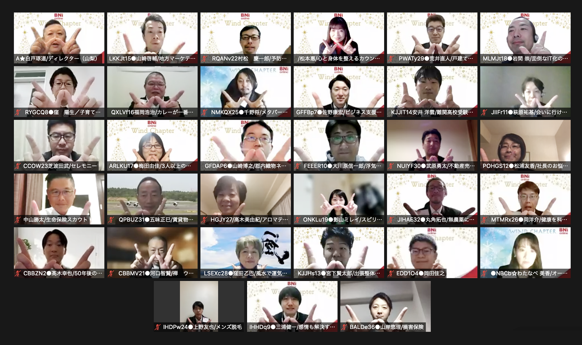 山梨県初のチャプター、BNIウィンドーオンライン（山梨）