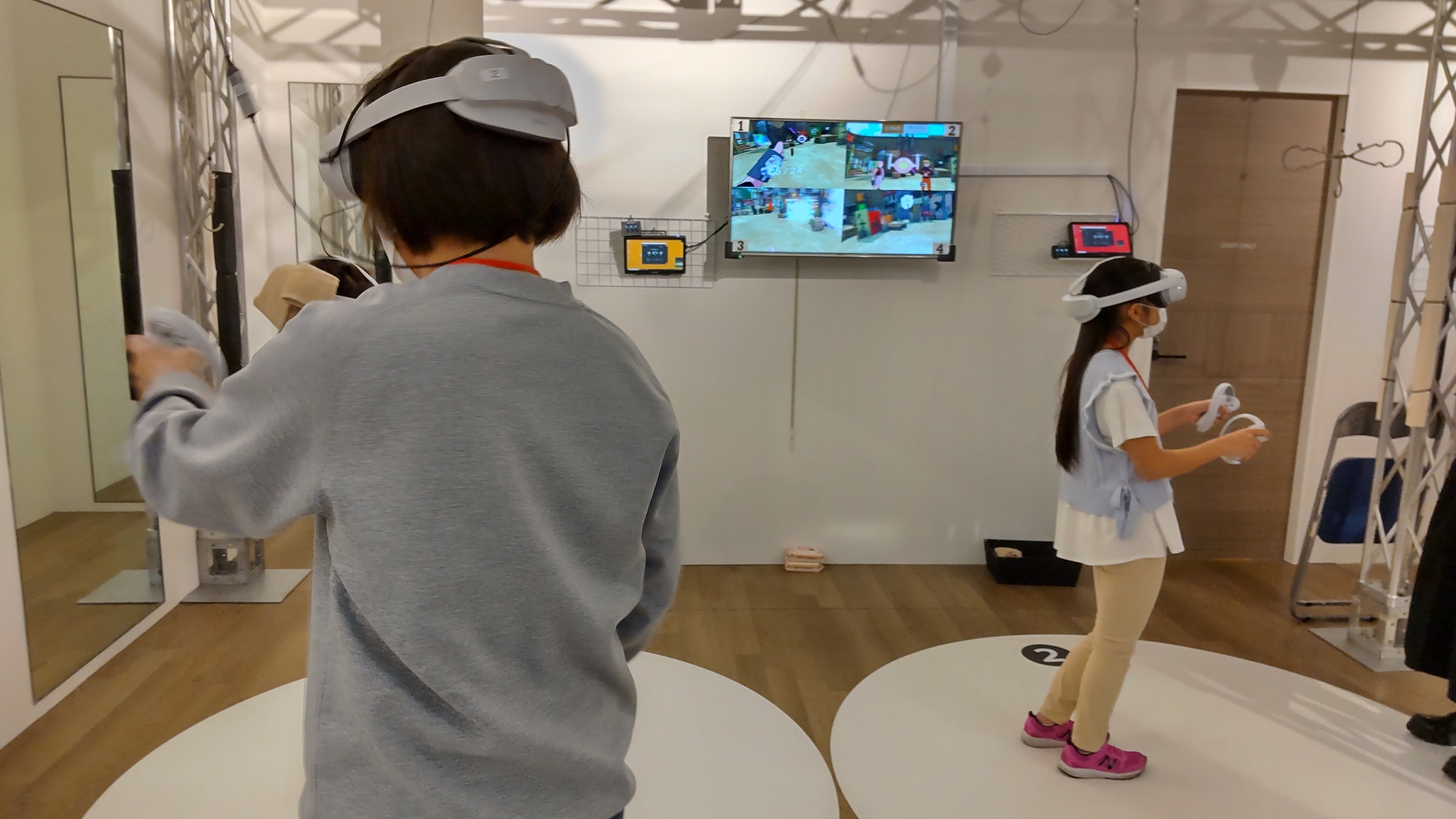 全身を使って忍者訓練