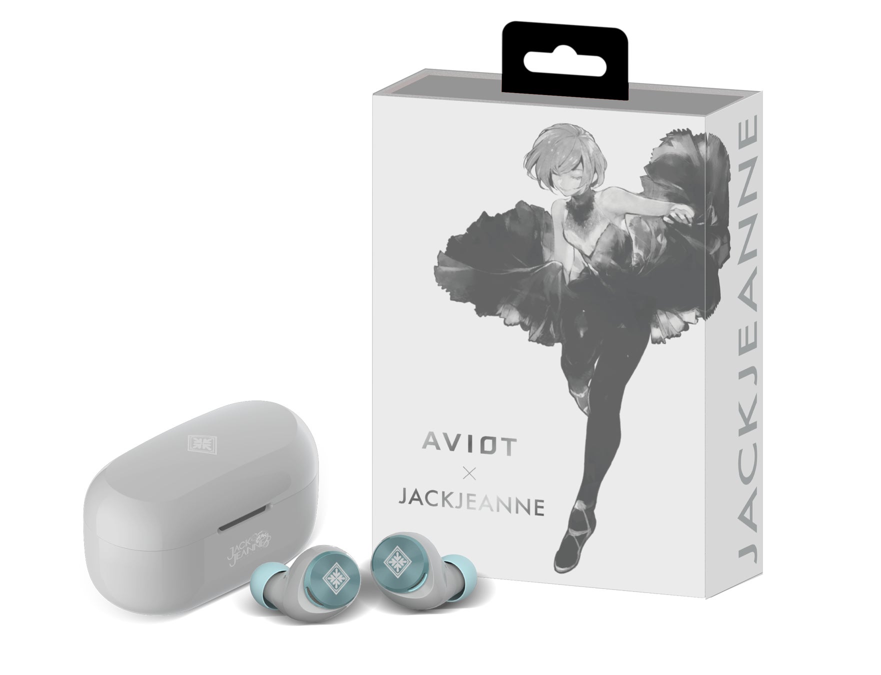 【新品未開封】ジャックジャンヌ イヤホン AVIOT AVIOT×『ジャックジャンヌ』オリジナルデザインワイヤレス