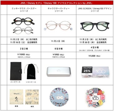 JINSがディズニー100をテーマにした新作メガネコレクションを発売!ミッキーマウスのお誕生日を記念した特別なモデルも登場! JINSがディズニー100をテーマにした新作メガネコレクションを発売!ミッキーマウスのお誕生日を記念した特別なモデルも登場!