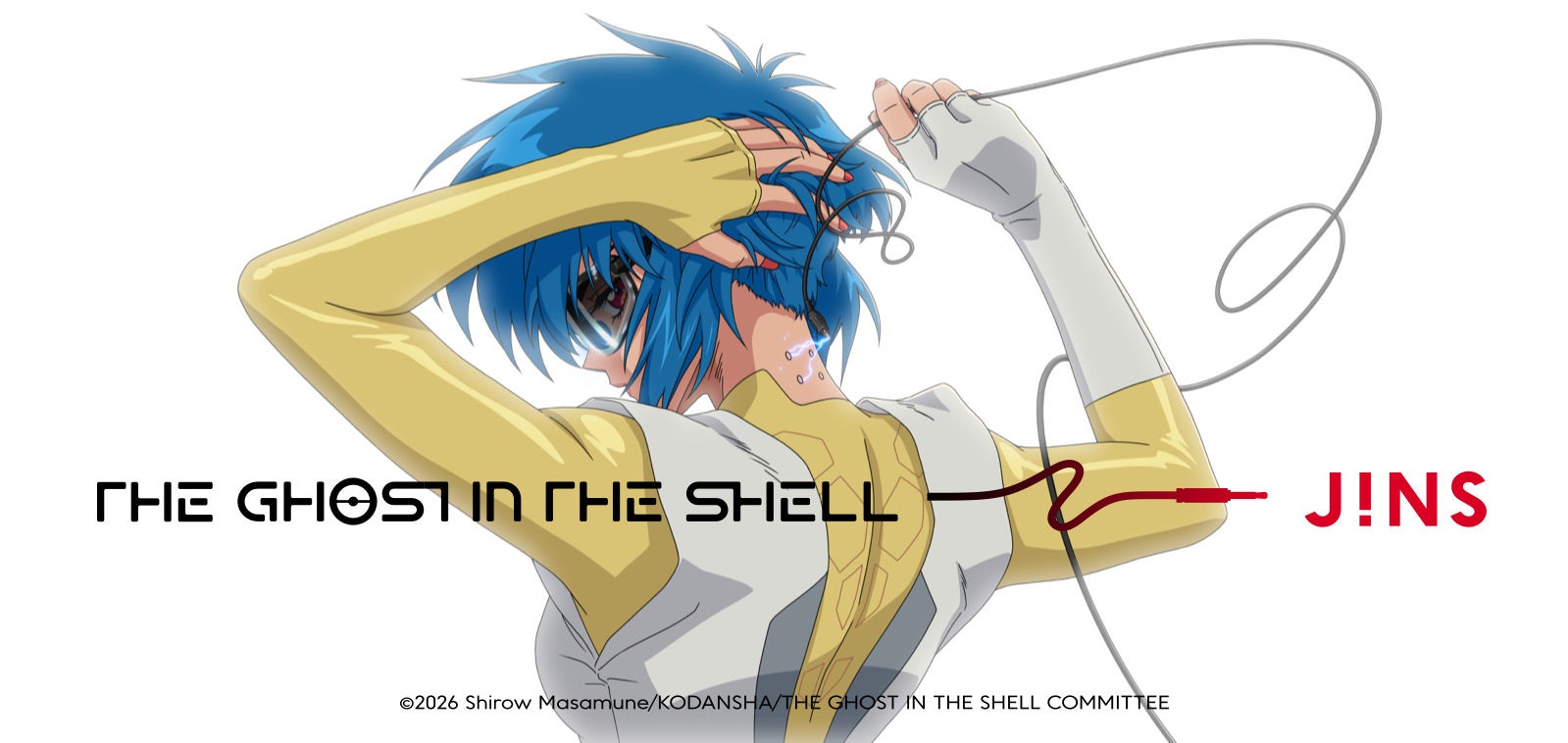 JINS x Ghost in the Shell collaboration eyewear